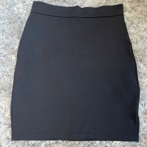 Black Bebe mini skirt